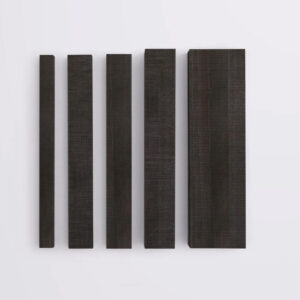 Abodo Thermally Modified Wood Cladding Vulcan Screening | Bandsawn: Ebony