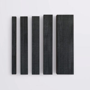 Abodo Thermally Modified Wood Cladding Vulcan Screening | Bandsawn: Nero