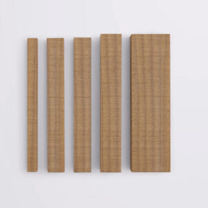 Abodo Thermally Modified Wood Cladding Vulcan Screening | Bandsawn: Straw