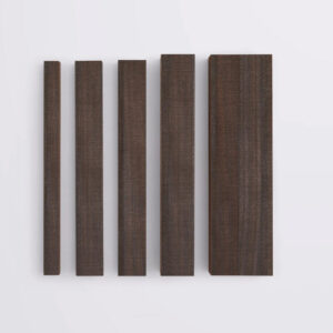 Abodo Thermally Modified Wood Cladding Vulcan Screening | Bandsawn: Walnut
