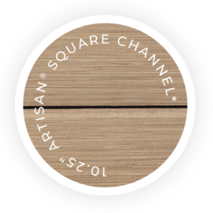 fisher coating artisan woodgrain profile square channel