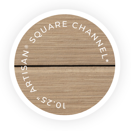 fisher coating artisan woodgrain profile square channel