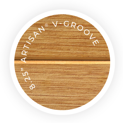 fisher coating artisan woodgrain profile vgroove