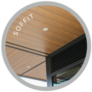 TrueGrain Series™ Two-tone James Hardie Wood Look Siding Soffit