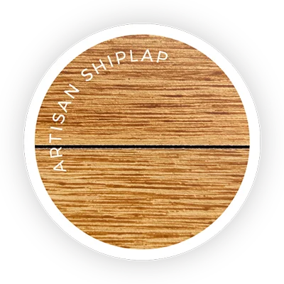 fisher coating artisan woodgrain Shiplap Profile Circle