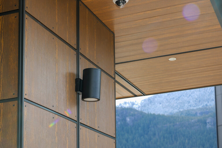 TrueGrain Series James Hardie Wood Look Siding and Soffit in Harvest
