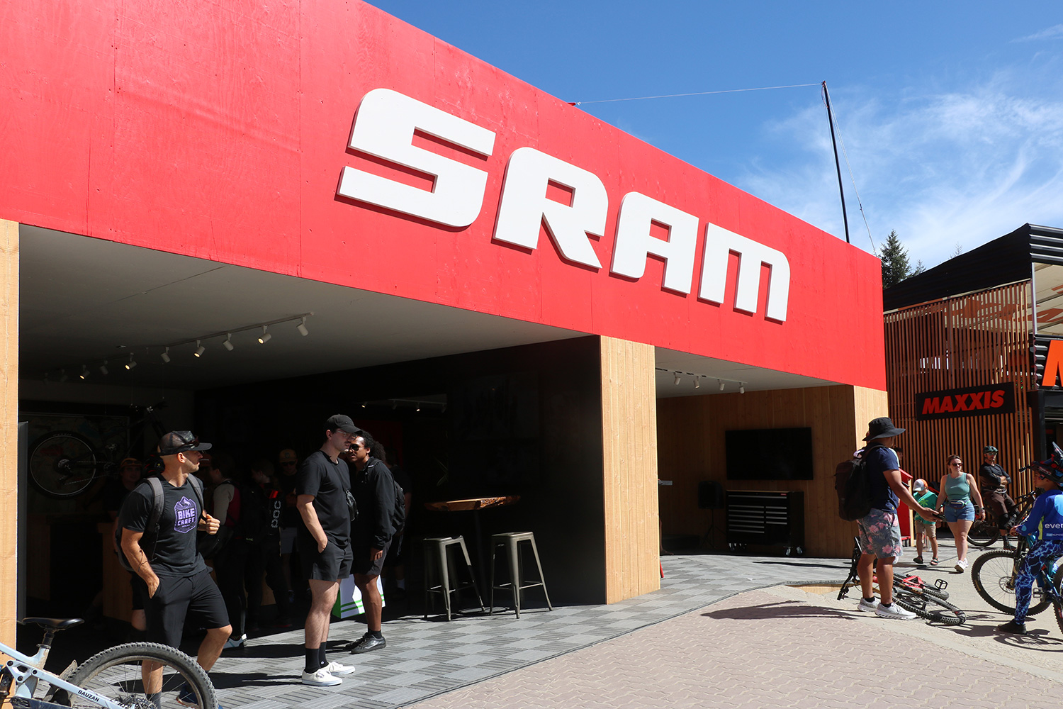 Sram Booth - Crankworx 2025 | Ario Construction