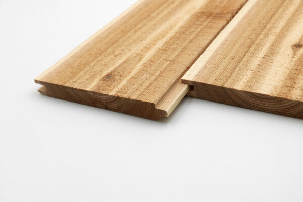 Western Red Cedar STK V Gap KD Rough profile x