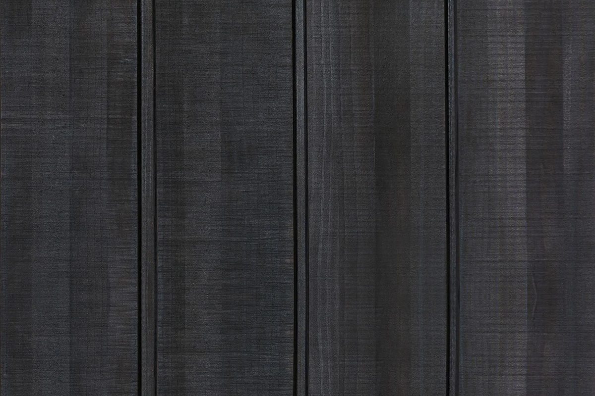 Abodo Thermally Modified Wood Cladding Vulcan Cladding | Bandsawn: Ebony