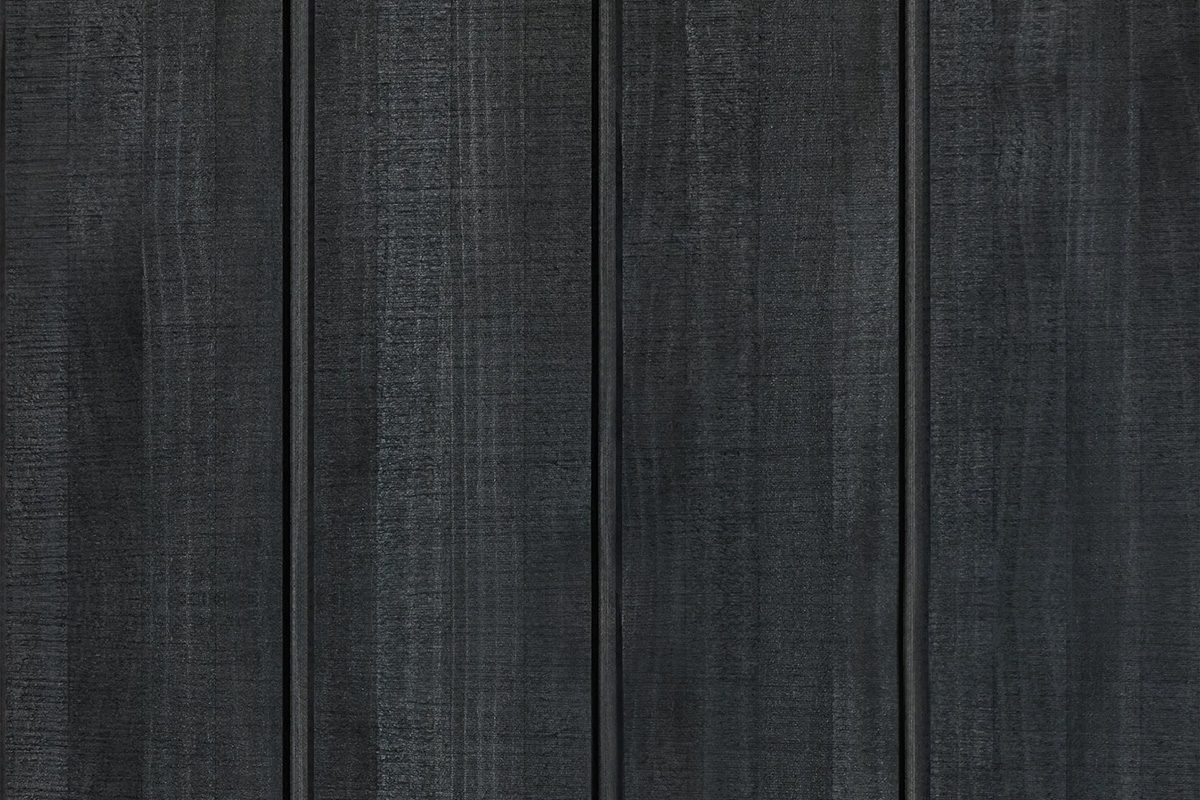 Abodo Thermally Modified Wood Cladding Vulcan Cladding | Bandsawn: Nero