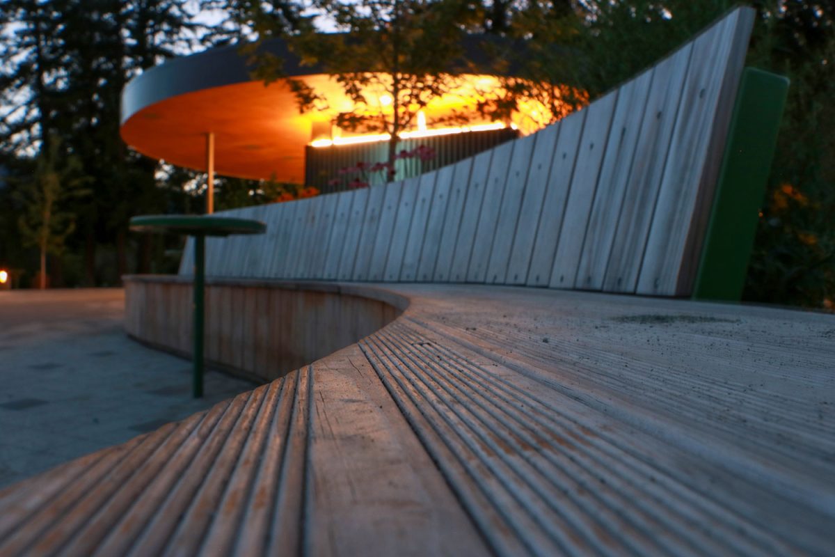 Imbue™ Thermally Modified Wood Decking For Public Spaces